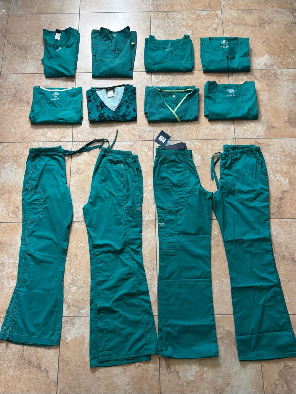 Green Men’s/Women’s Medical Scrub Pants